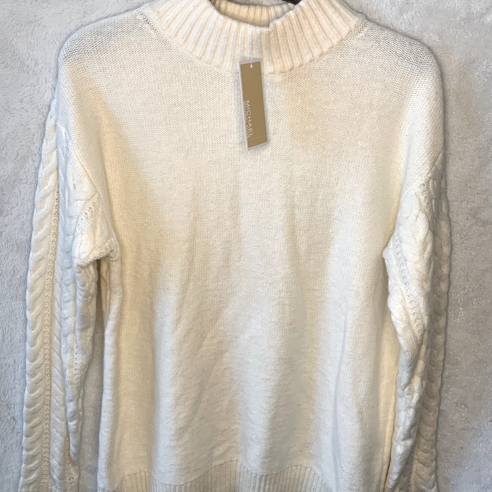 Michael Kors Ivory Knit Sweater M